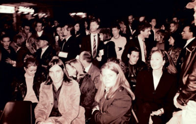 Crowds at the Tropfest Film Festival in Sydney in 1993. Picture: Supplied